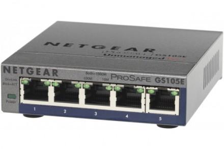 NETGEAR GS105E SWITCH PROSAFE+ 5 PORTS GIGABIT MANAGEABLE_0