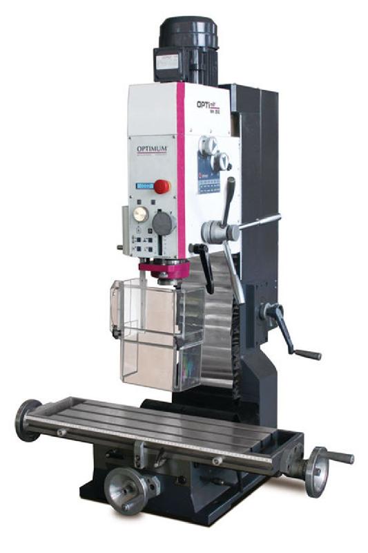 Perceuse-fraiseuse profesionnelle X 450 mm Y 200 mm Z 430 mm BT30 1,5 kW 400V précision < 0,015 mm Optimill MH35G_0