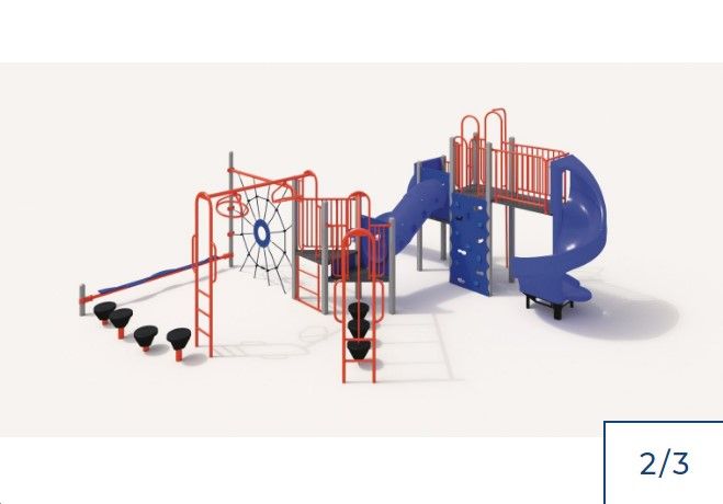Pzp-v449 - Structure pour aire de jeux combinée Go-Elan - Hauteur de chute 111 pouces (282 cm)_0