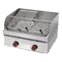 SOFRACA Grill à gaz, surface de cuisson : 540 x 490 mm - grilles inclinables - 3701188024570_0
