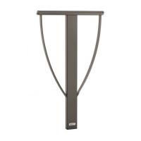 Appui pour cycles classique - acier galvanisé ou peint - 2 places - fixation par scellement ou platine_0