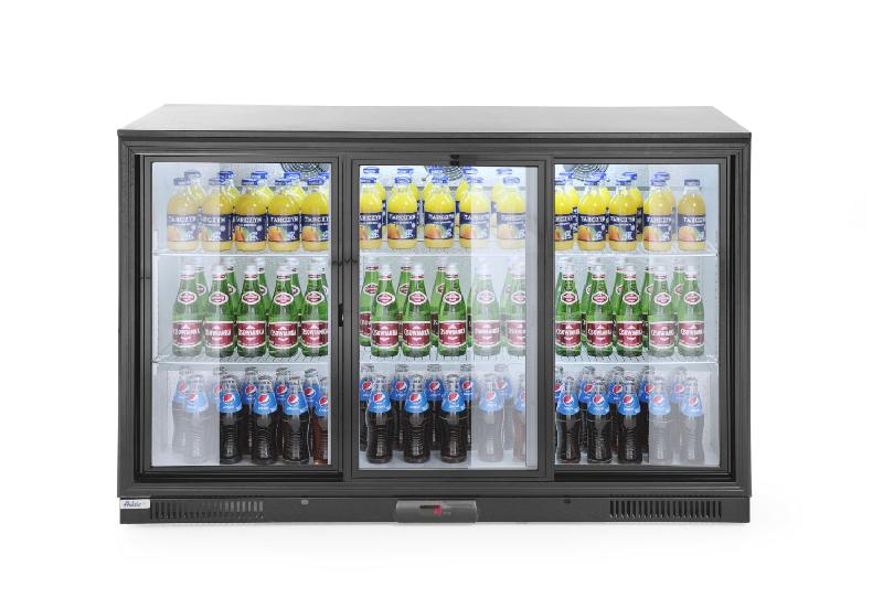 Arrière de bar réfrigéré professionnel 3 portes coulissantes 338 litres 2/10°c - 235836_0