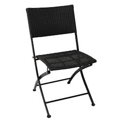 Chaises pliantes en rotin PE Bolero (Lot de 2) - GL303_0