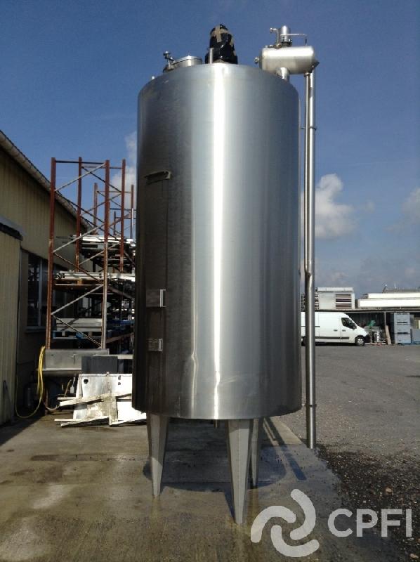 Cuve de stockage Pierre Guerin 4895 L - Agitation centrale et tri-pâle - Année 2007_0