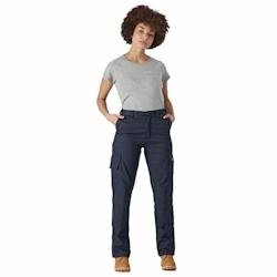 Dickies - Pantalon de travail pour femmes EVERYDAY FLEX - Bleu Marine - Taille 44 - Poches multiples et renforts genoux_0