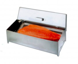Fumoir traditionnel 2 niveaux - inox AISI 304 - fumage à froid avec thermomètre intégré_0