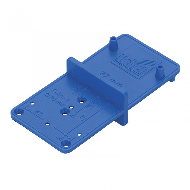 Gabarit de traçage plastique HETTICH pour meuble - 85 x 40 mm_0