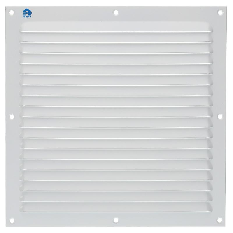 Grille à persienne 436 250x250mm époxy blanc nr ral 9010 - RENSON - 42502506 - 588906_0