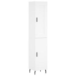 Helloshop26 - Buffet bahut commode armoire meuble de rangement organisateur cuisine salle de séjour salon haut 34,5 x 34 x 180 cm 02_0032302 - 300021_0