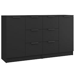 Helloshop26 - Buffet bahut commode armoire meuble de rangement organisateur cuisine salle de séjour salons lot de 2 60 x 30 x 70 cm 02_0036910 - 3000_0