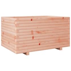 Helloshop26 - Jardinière bac lit surélevé plantes fleurs terrasse jardin 90 x 60 x 49,5 cm bois massif de douglas marron 02_0038029 - 3000214025186_0