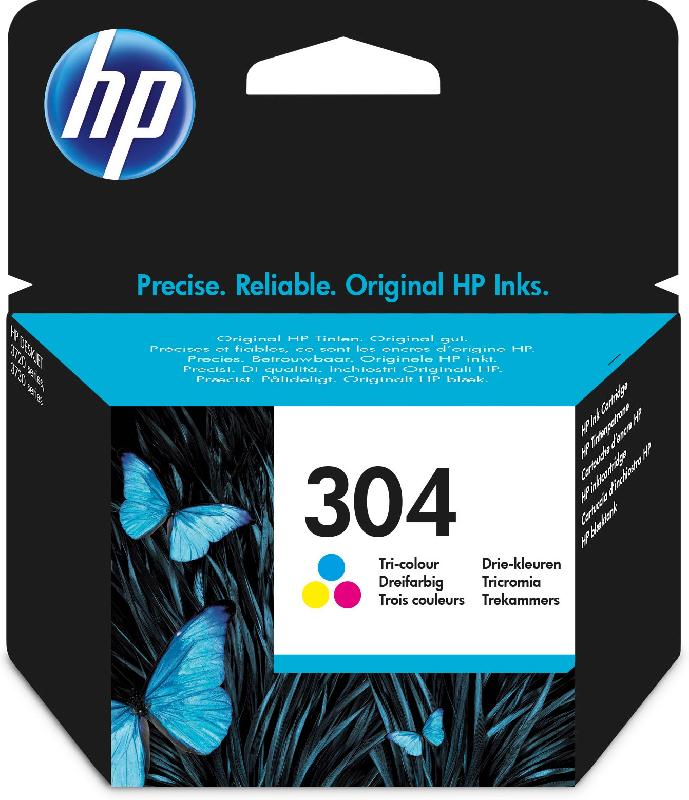 HP 304 Original Cyan, Magenta, Jaune_0