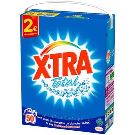 LESSIVE X-TRA POUDRE TOTAL 50 LAVAGES