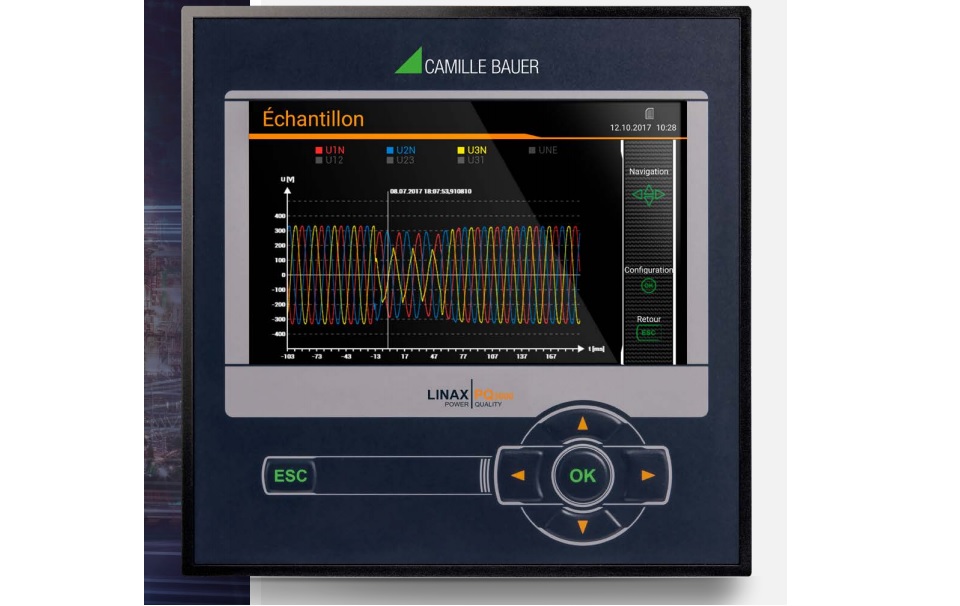 Analyseur Linax PQ3000 - Classe A CEI 61000-4-30 - Écran TFT haute résolution - Surveillance réseau et énergie_0