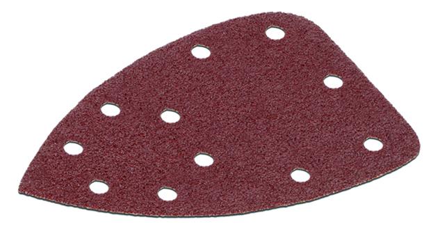 Lot de 5 patins triangulaires auto-agrippants - grain 80 - 165x165x100 mm_0