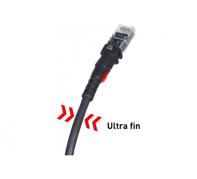 Patchsee - Cordon RJ45 CAT6A U/FTP ultra-fin LSOH - 2,4 m à repérage lumineux_0