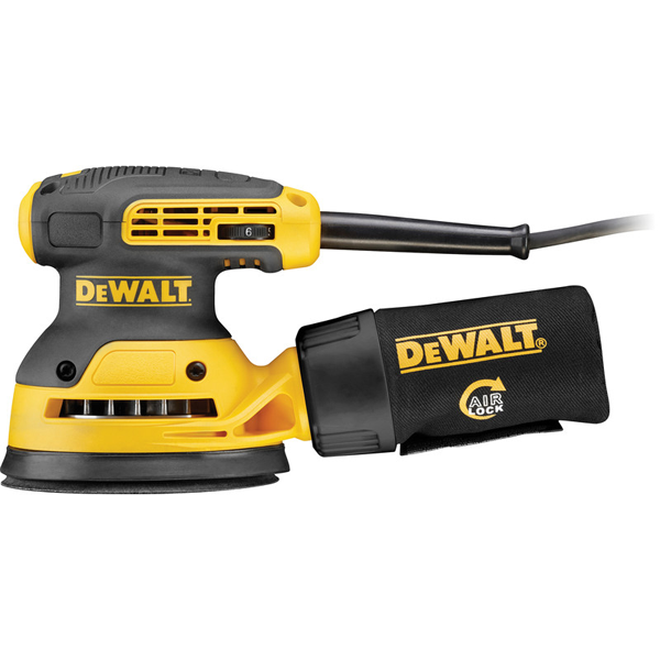 PONCEUSE EXCENTRIQUE DEWALT DWE6423-QS 280W DIAMÈTRE 125 MM