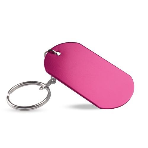 Porte-clés publicitaire en aluminium Nevek - objet promotionnel moderne et personnalisable_0