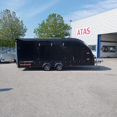 Porte voiture race transporteur 4  noir 550 x 212  - 3500 kg ptc brian james_0