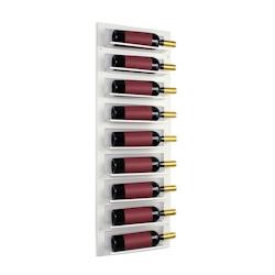 Range-bouteilles mural Baga 9 bouteilles design VinoGuard. Blanc - blanc métal VG-Baga-09-B1_0