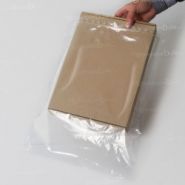 Sachet en plastique - enveloppebulle - largeur 350mm - fermeture ZIP - 50µ - transparent et recyclable_0