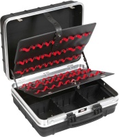 Valises de transport matériel et outillage TVH-4 - polypropylène ultra-résistant avec coque renforcée et double fermeture à clé_0