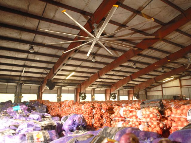 Ventilateur industriel Big Ass Fans - diamètre 3,60 à 7,30 m - pour entrepôts de stockage_0