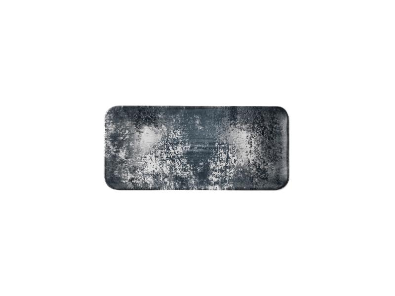 ASSIETTE COUPE PLATE RECTANGULAIRE NOIR PORCELAINE 35X16 CM URBAN DUDSON