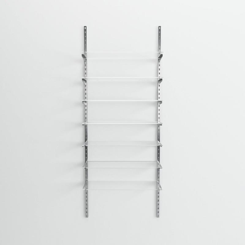 Élément de départ Global chrome 7 tablettes verre L90xH240cm_0