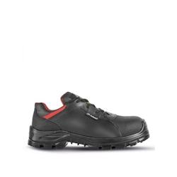 Aimont - Chaussures de sécurité basses BOLT ESD S3 CI SRC Noir/Rouge Taille 47 - Tige en cuir hydrofuge et embout composite léger_0