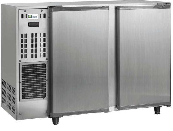 Arrière bar inox 229L 2portes pleines Groupe logé AFI Collin-Lucy_0