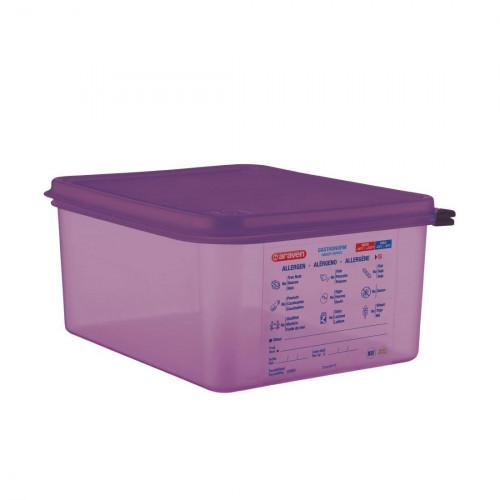 BAC ET COUVERCLE HERMÉTIQUE ANTIALLERGÉNIQUE GN 1/2 ARAVEN