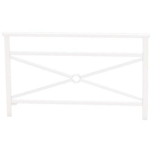BARRIÈRE VENISE 1.50 M STRUCT SIMPLE CROIX ZINC BLANC 9010 - PROCITY