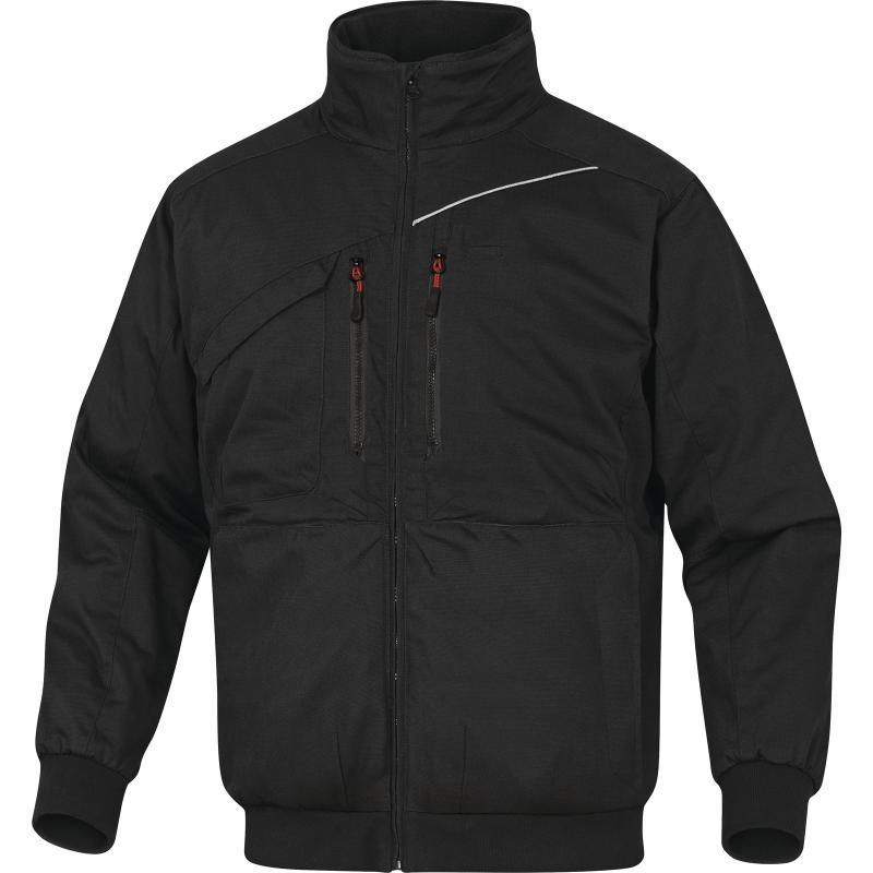 Blouson de travail 2en1 ripstop gris noir