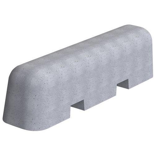 BORNE BANC TOLEDO BÉTON GRIS SABLÉ