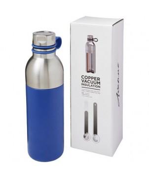 BOUTEILLE DE SPORT 590ML AVEC ISOLATION PAR LE VIDE ET COUCHE DE CUIVRE KOLN - BLEU - BOUTEILLES ISOTHERMES PUBLICITAIRES