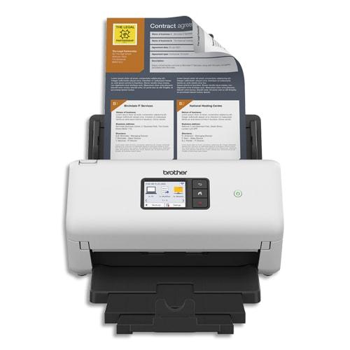Brother scanner ADS-4500WRE1 - bureautique avec chargeur ADF 60 feuilles et écran tactile 7,1 cm_0