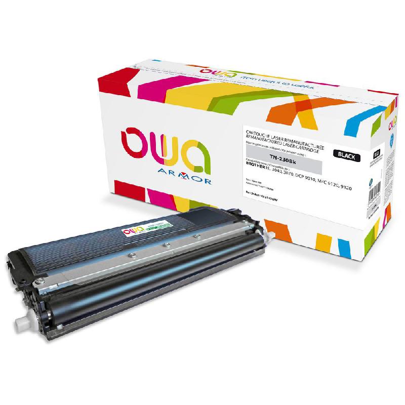 CARTOUCHE LASER OWA K15349OW COMPATIBLE BROTHER TN-230BK - NOIR