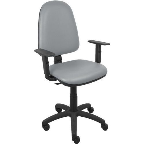 CHAISE AYNA SIMILICUIR BRAS RÉGLABLE - GRIS - PIQUERAS Y CRESPO