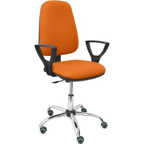CHAISE DE BUREAU SIERRA CP ACCOUDOIRS FIXES - ORANGE