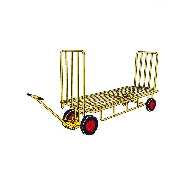 Chariot 4 roues - Toutentub - 2,5m x 0,95m - Fabrication française - Réf 871206_0