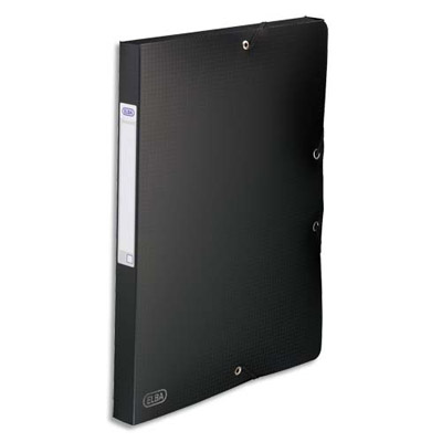 CHEMISE KANGOUROU MEMPHIS AVEC ETIQUETTE - POLYPROPYLENE 7/10E - DOS DE 25 MM - 32 X 24CM - NOIR