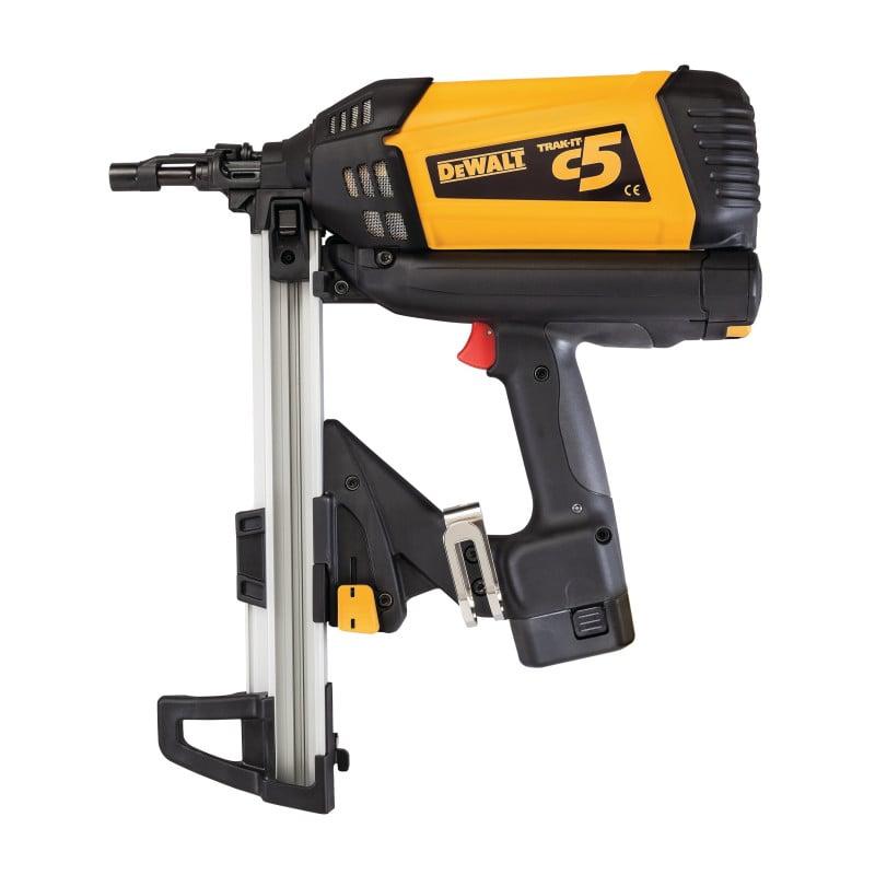 Cloueur à gaz C5 TrackIt pour béton et acier - Magasin long - Dewalt DDF5110500 - Puissance 105J_0