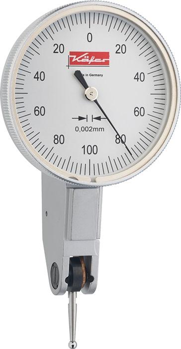 Comparateur à levier K 46 - 0,2 mm lecture 0,002 mm - Ø bague extérieure 40 mm - Étalonnage usine KÄFER_0