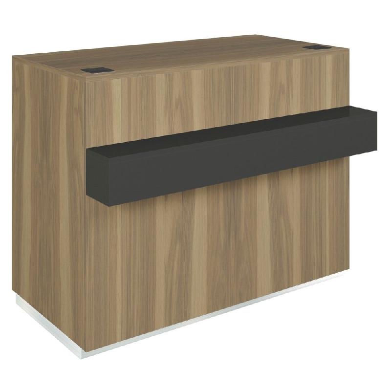 Comptoir Cage olivier repose sac noir 1 tiroir 2 tablettes 120x60/76x93cm_0