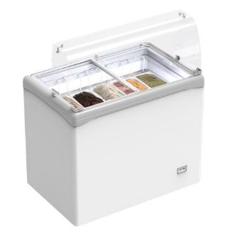 Conservateur à glace VIC CREAMY 220 - Superstructure de présentation - IARP - Référence VIC CREAMY 220 - Classe énergétique A - 208L_0