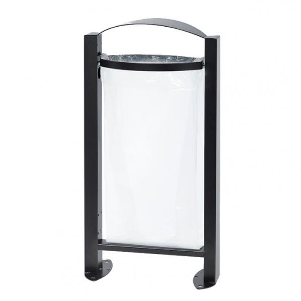 Corbeille vigipirate sur pieds - ARKEA Anthracite mat - 60L - ROSSIGNOL - Disponible en 4 coloris_0