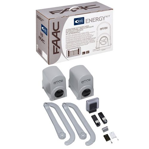 Energy Kit 24V - Solution domotique polyvalente avec opérateurs FAAC 391 et accessoires inclus_0
