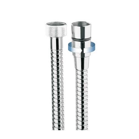 FLEXIBLE DE DOUCHE ANTI-TORSION CHROMÉ AVEC DOUBLE AGRAFAGE 150 CM LAITON - CRISTINA ONDYNA FL15051