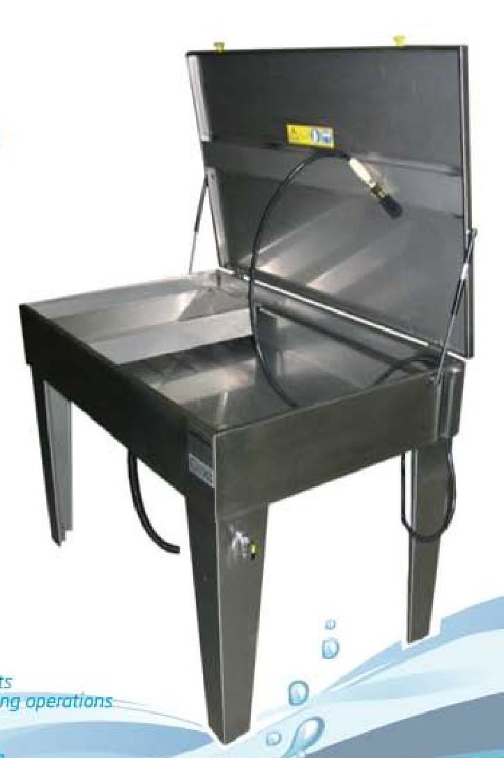 Fontaine électrique de dégraissage lessivielle TOP CLEANER 820 inox 304 - Fabriquée en Italie_0